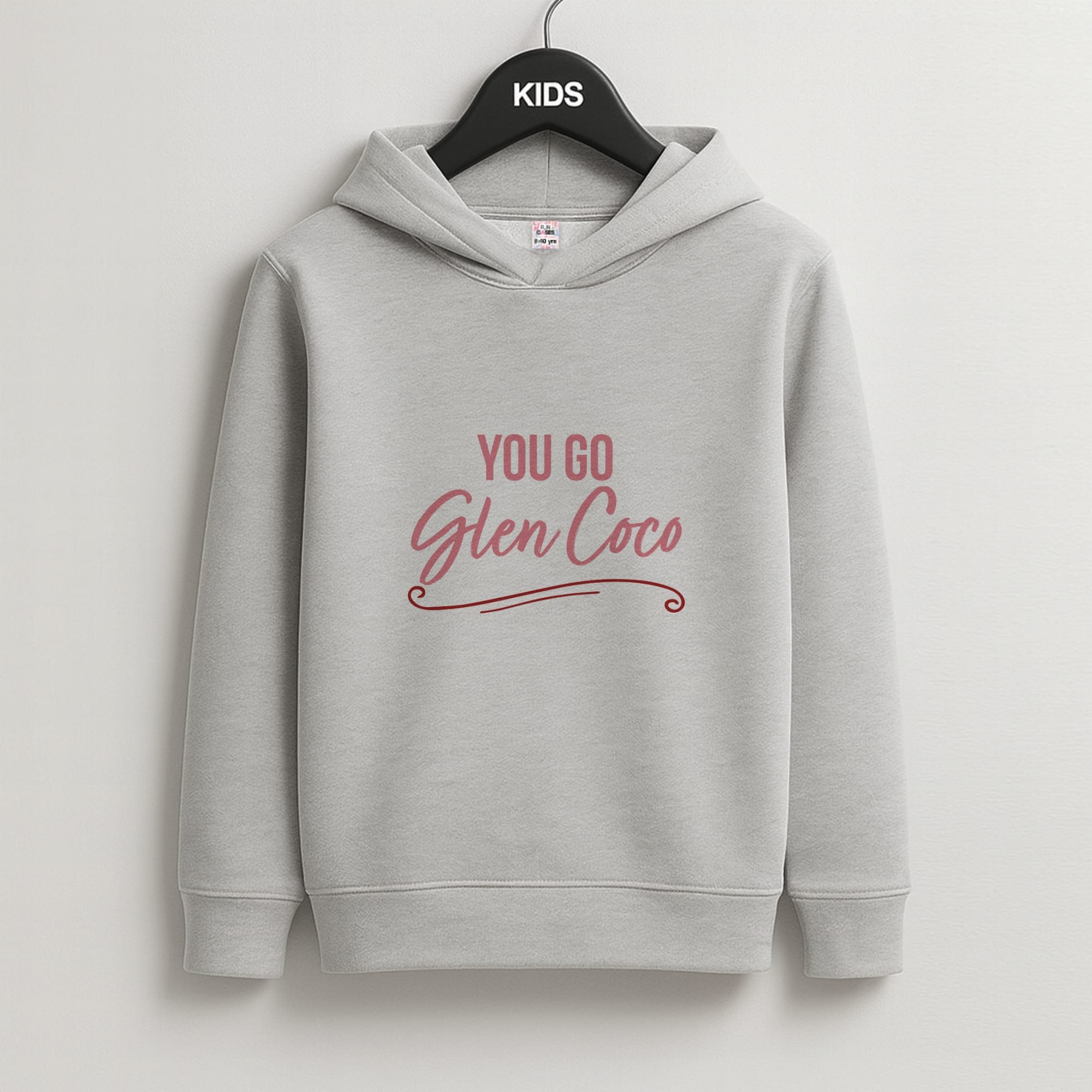 You Go Glen Coco Kids Grey Hoodie