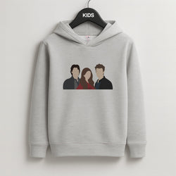 Elena, Damon And Stefan - VD Kids Hoodie