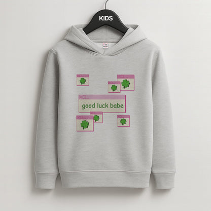 Good Luck Babe - Chappell Kids Grey Hoodie