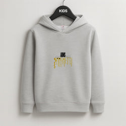 Arms Spaghetti - Blue Kids Grey Hoodie