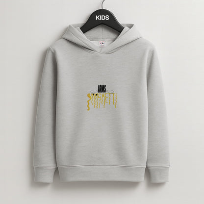 Arms Spaghetti - Blue Kids Grey Hoodie
