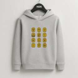 Characters - Bricks Kids Grey Hoodie