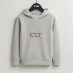 ife Is Short And So Am I - TikTok Kids Grey Hoodie