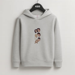 Cast Faces Kids Grey Hoodie