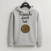 Friends Don't Lie Waffle Kids Hoodie 2