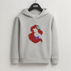 Ariel Kids Grey Hoodie