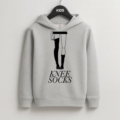 Knee Socks Kids Grey Hoodie