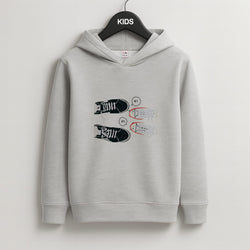 Hi - Heart TV Kids Grey Hoodie