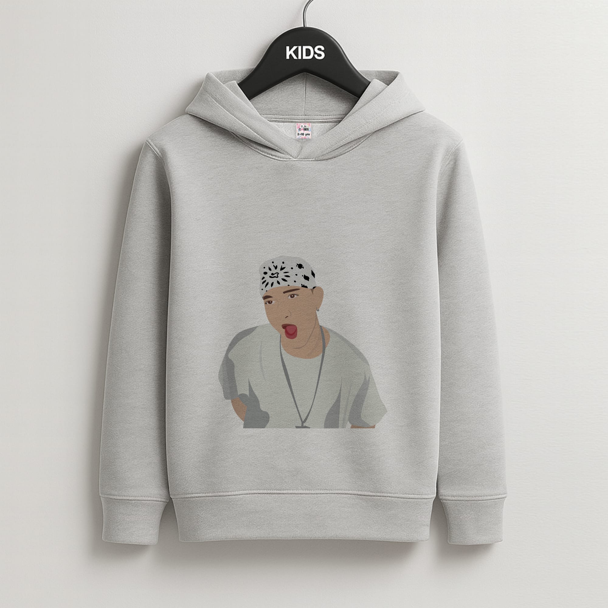 Bandanna Kids Grey Hoodie