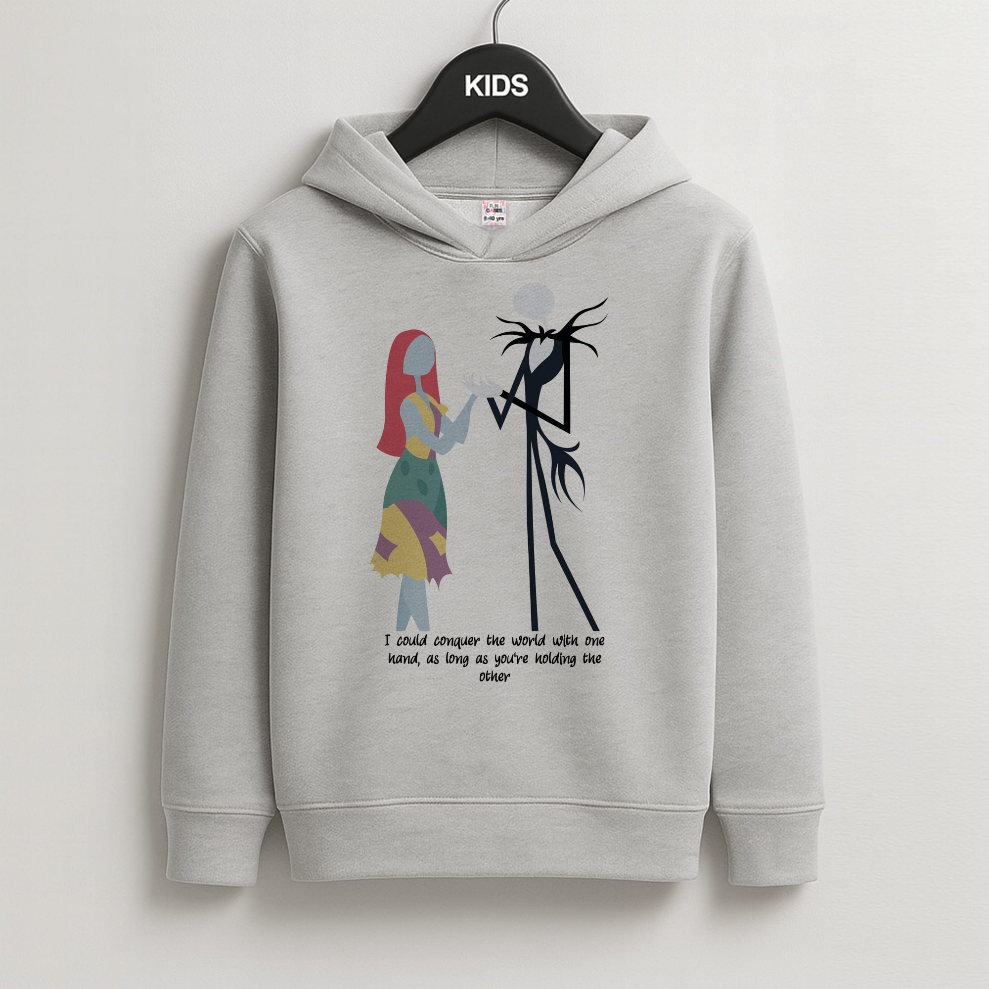 I Could Conquer The World - TNBC Kids Grey Hoodie