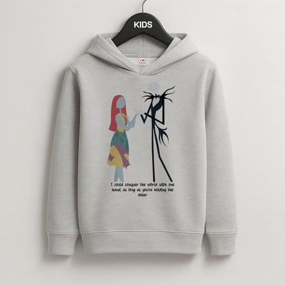 I Could Conquer The World - TNBC Kids Grey Hoodie