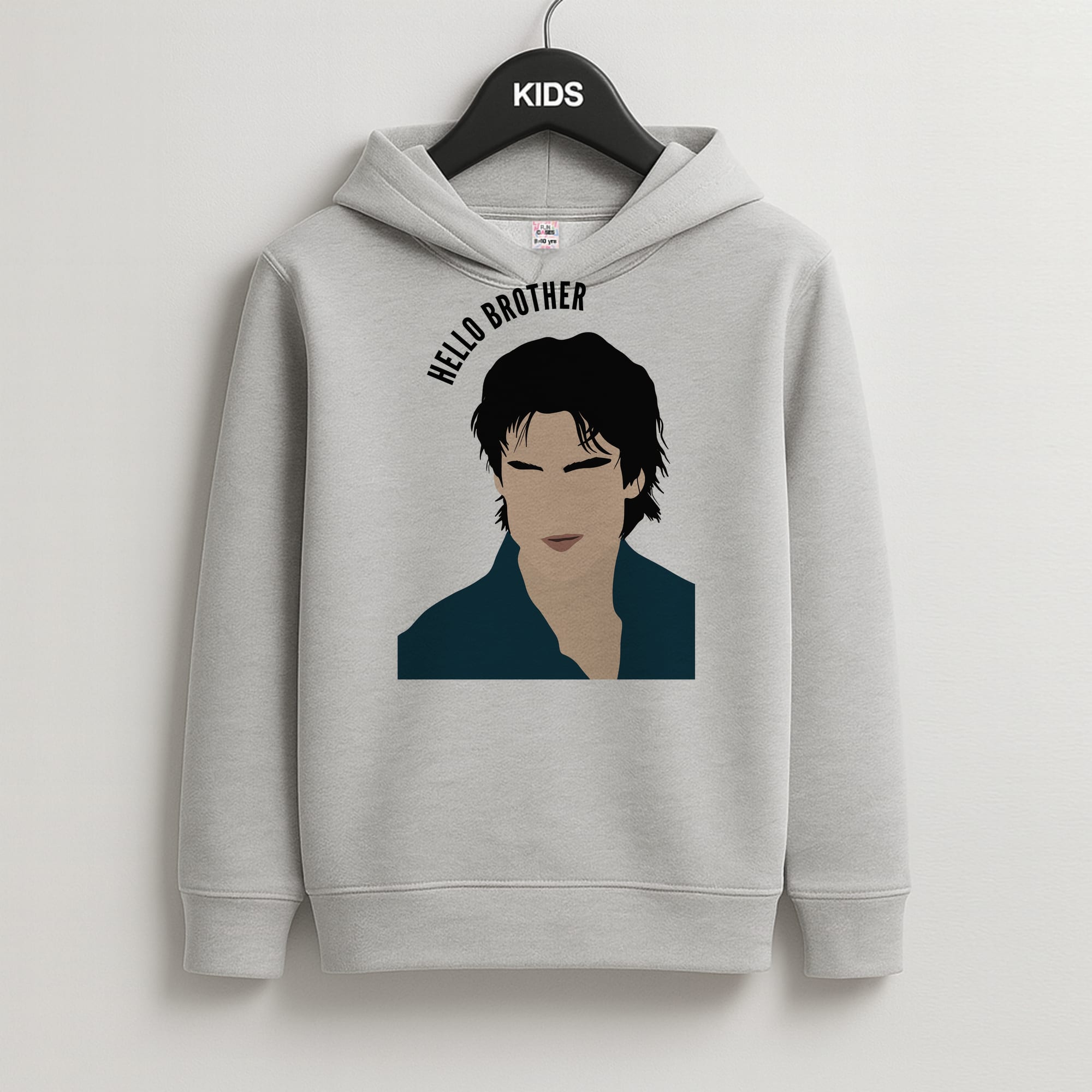 Hello Brother Cartoon - VD Kids Hoodie