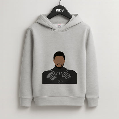 Black Panther Kids Grey Hoodie