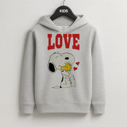 Love Cartoon Beagle  Kids Hoodie 2