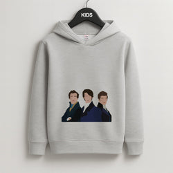 Regency Era Boys Kids Grey Hoodie