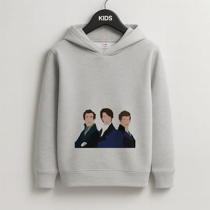 Regency Era Boys Kids Grey Hoodie