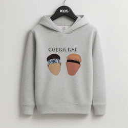 Johnny And LaRusso Kids Grey Hoodie