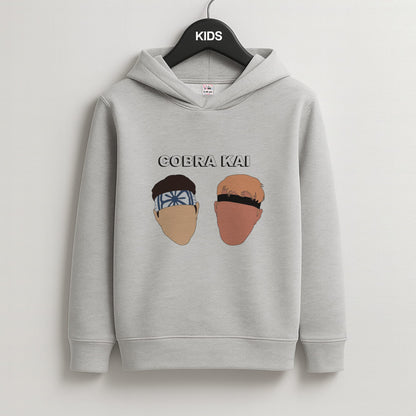 Johnny And LaRusso Kids Grey Hoodie