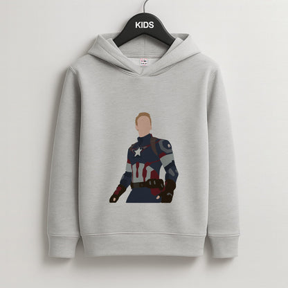 Captain America Kids Grey Hoodie