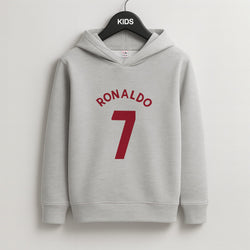 Iconic 7 - Ronaldo Kids Grey Hoodie