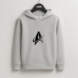 Logo Kids Grey Hoodie