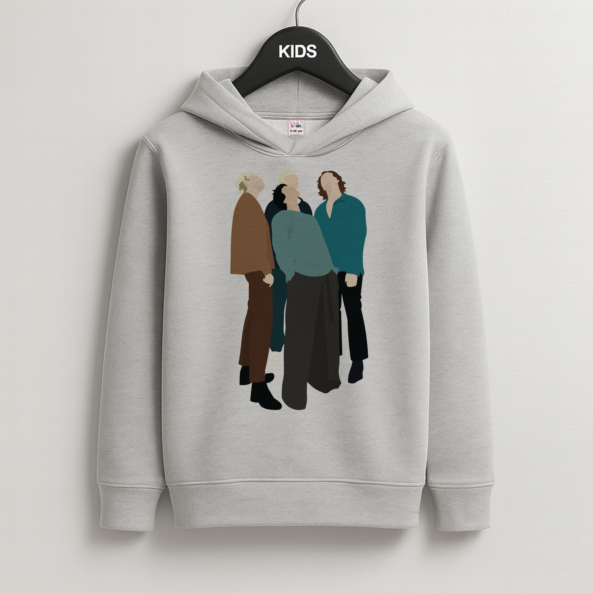 Looking up Kids Grey Hoodie