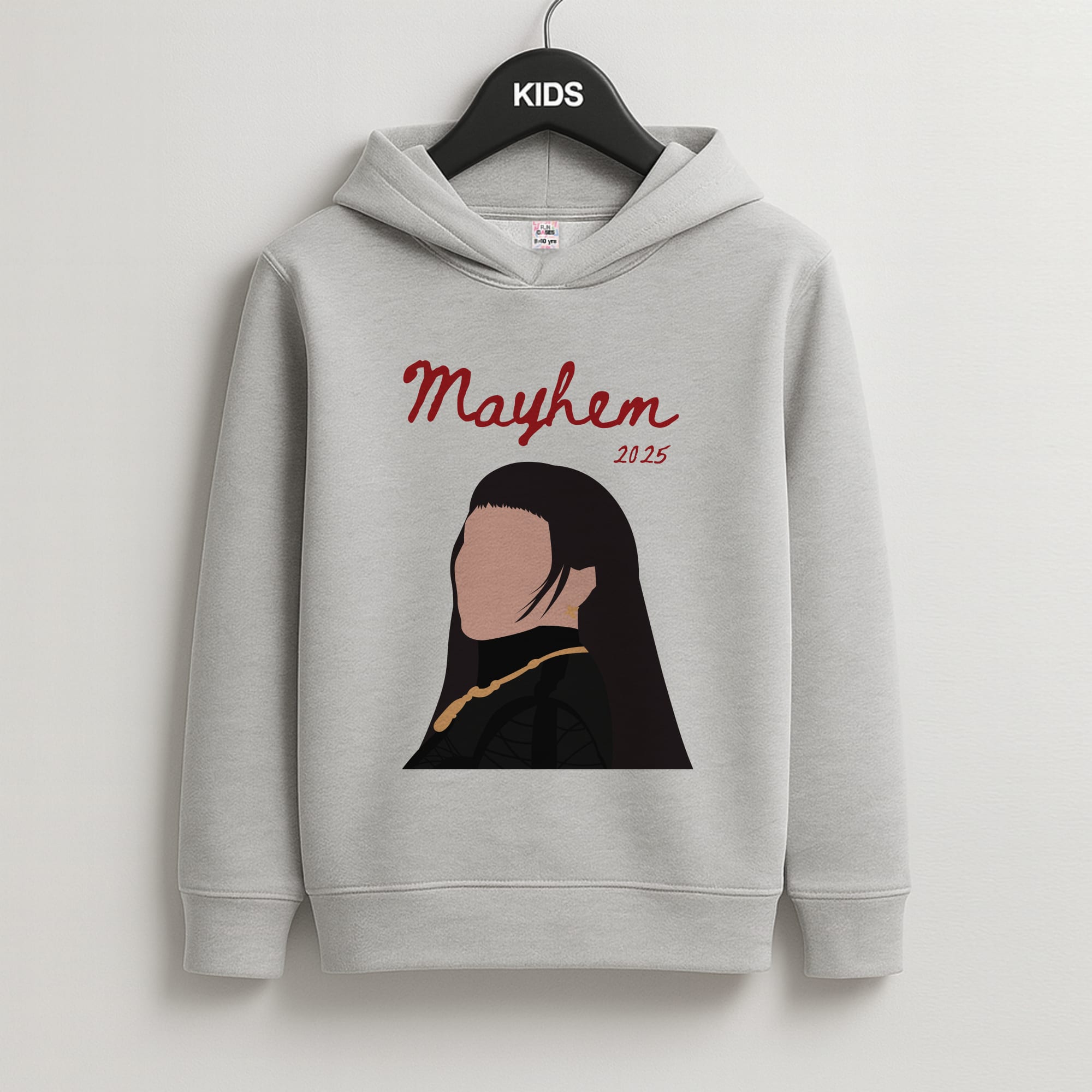 Mayhem 2025 Gaga Kids Grey Hoodie