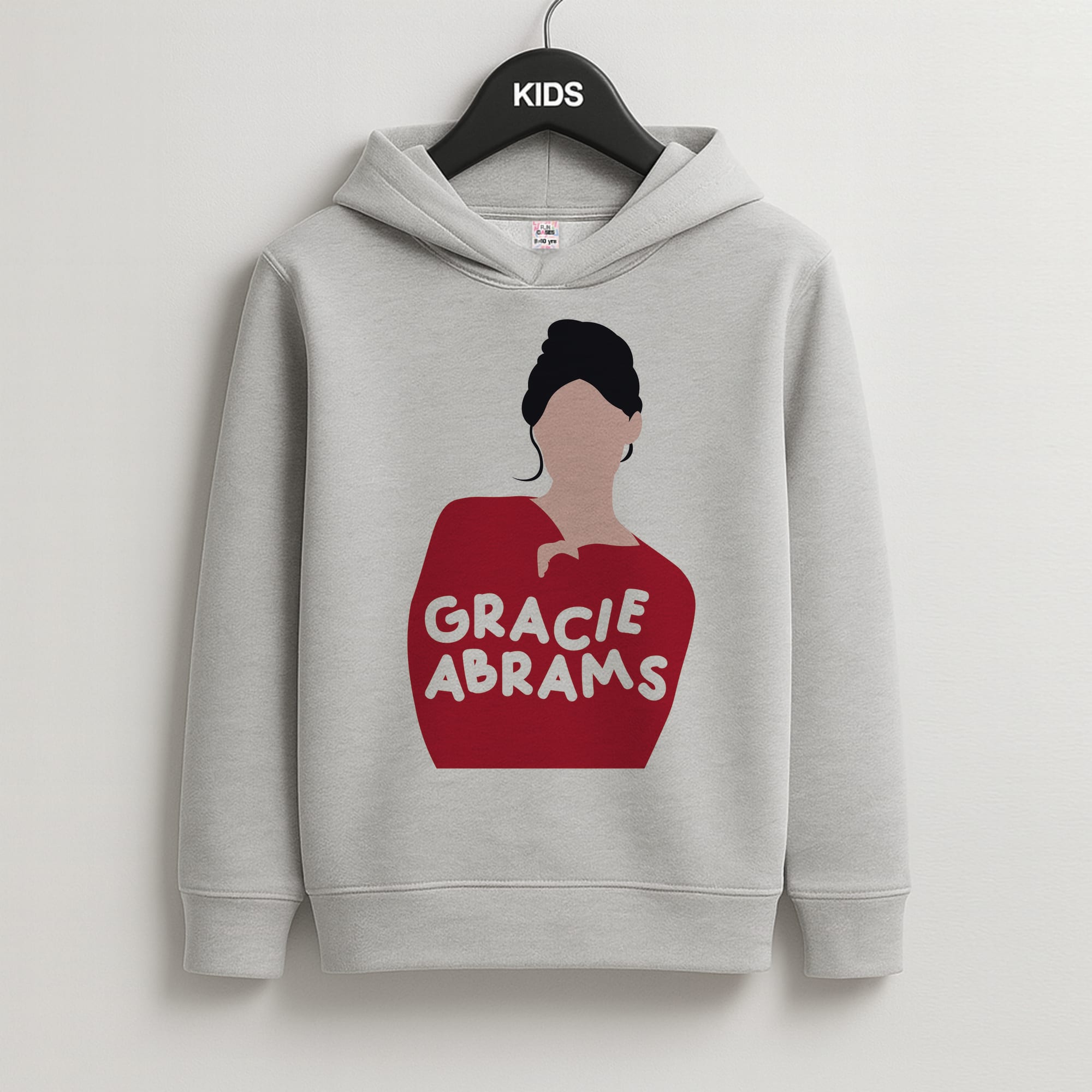 Portrait - Abrams Kids Grey Hoodie