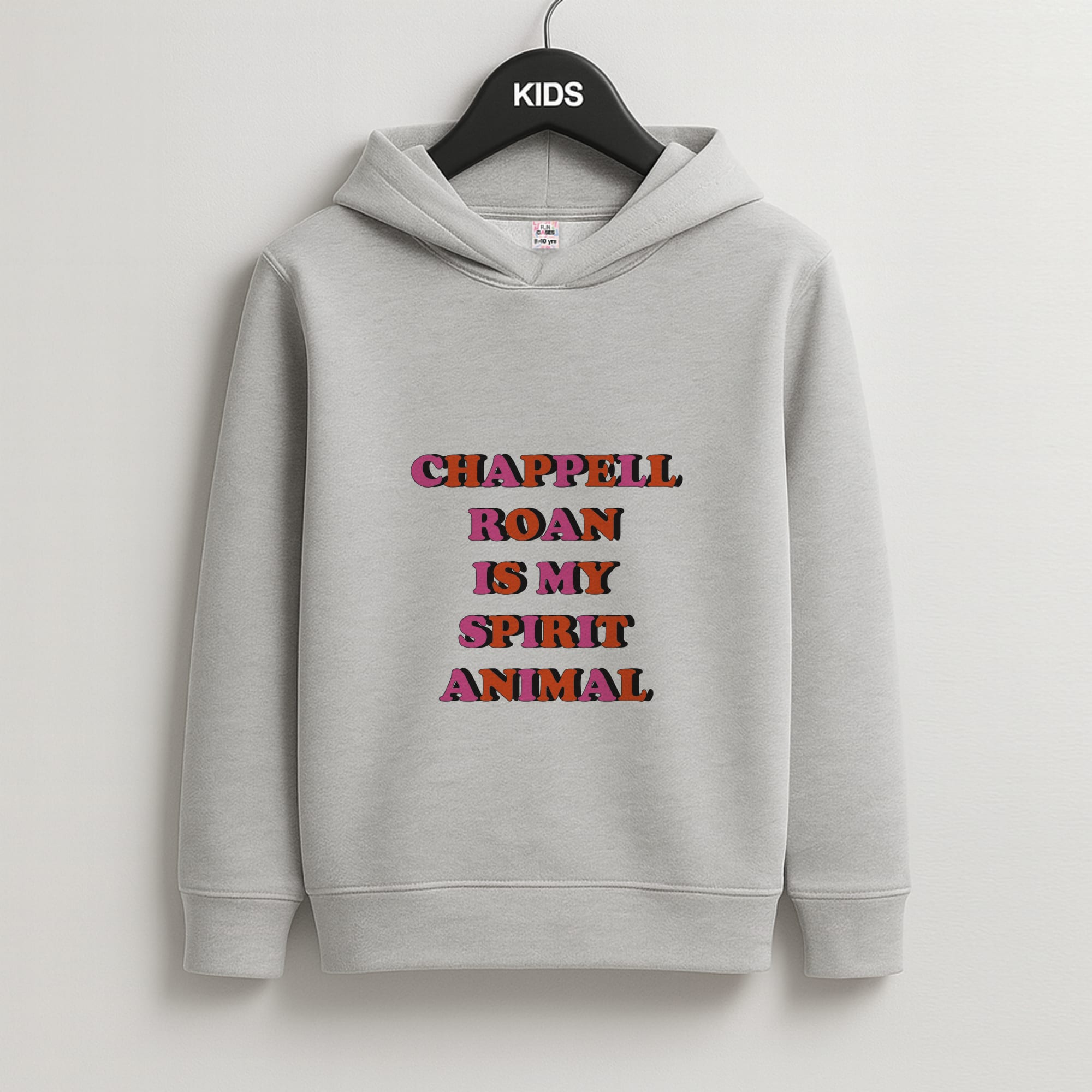 Chappell Is My Spirit Animal Kids Grey Hoodie