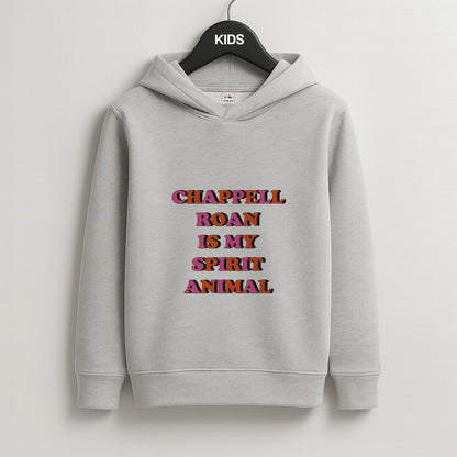 Chappell Is My Spirit Animal Kids Grey Hoodie