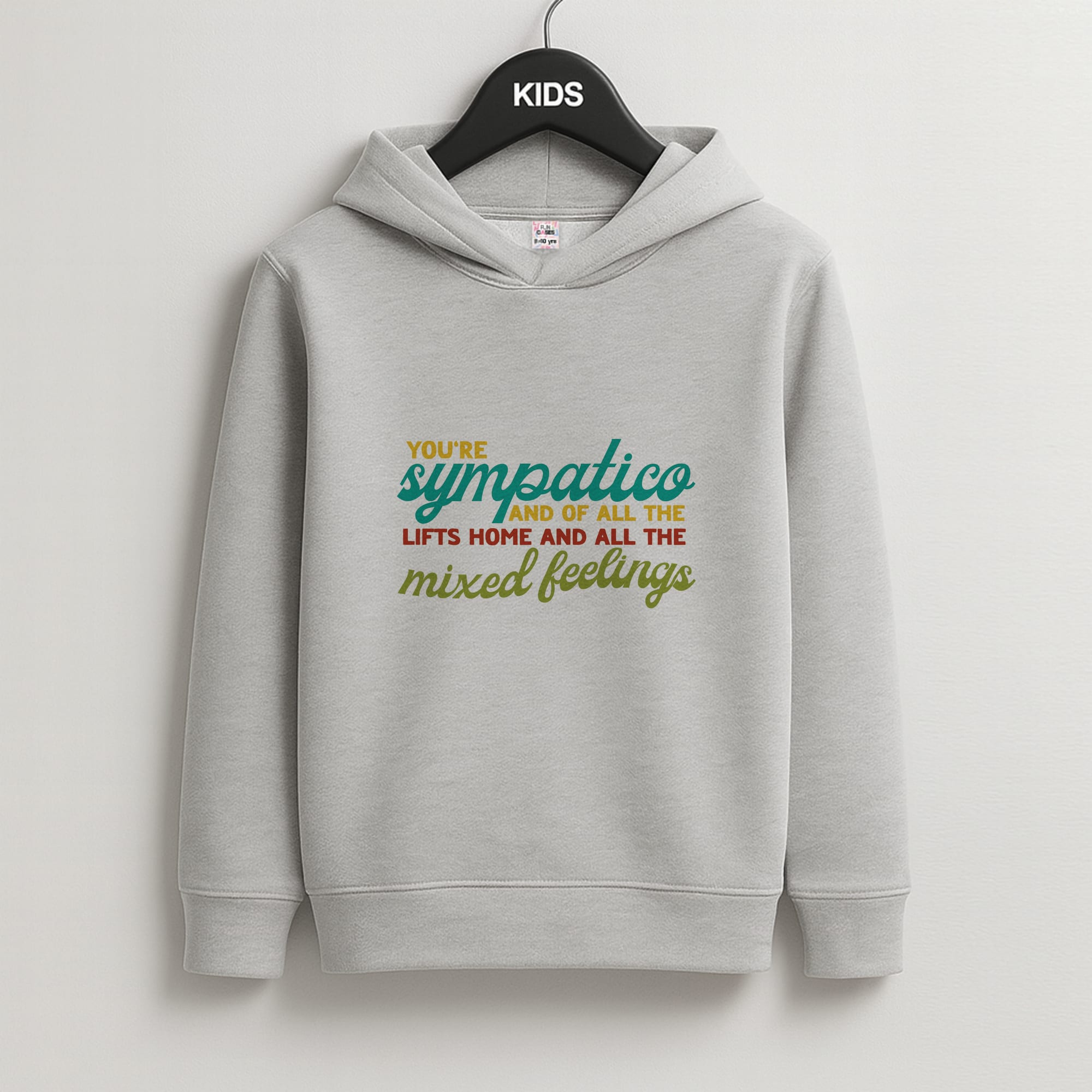 You're Sympatico Kids Grey Hoodie