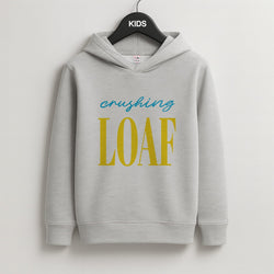 Crushing Loaf Blue Kids Grey Hoodie