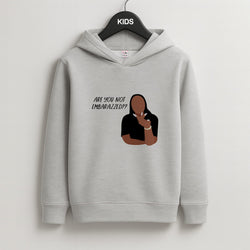 Are You Not Embarazzed? - British Pop Culture Kids Grey Hoodie