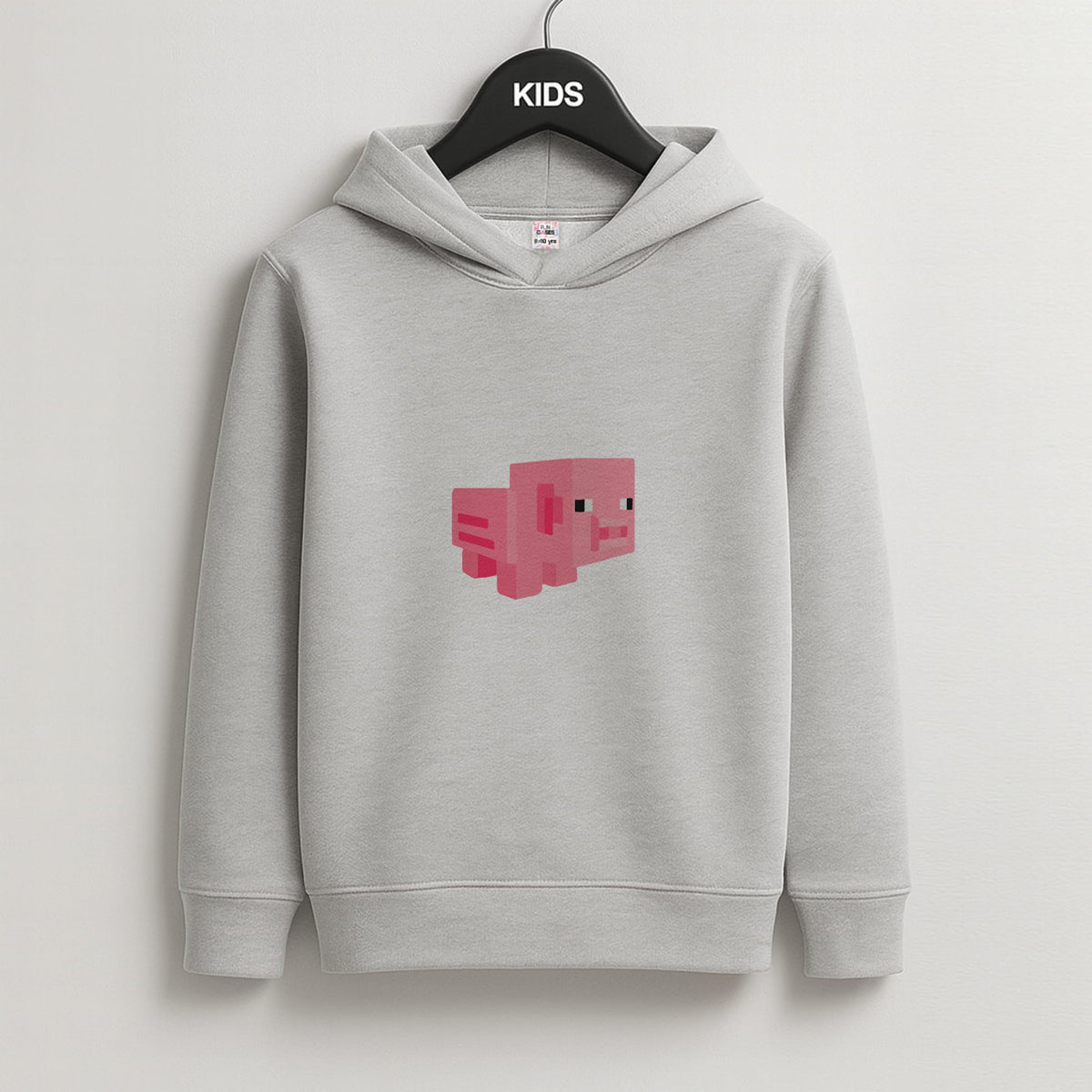 Mining Pig Kids Hoodie