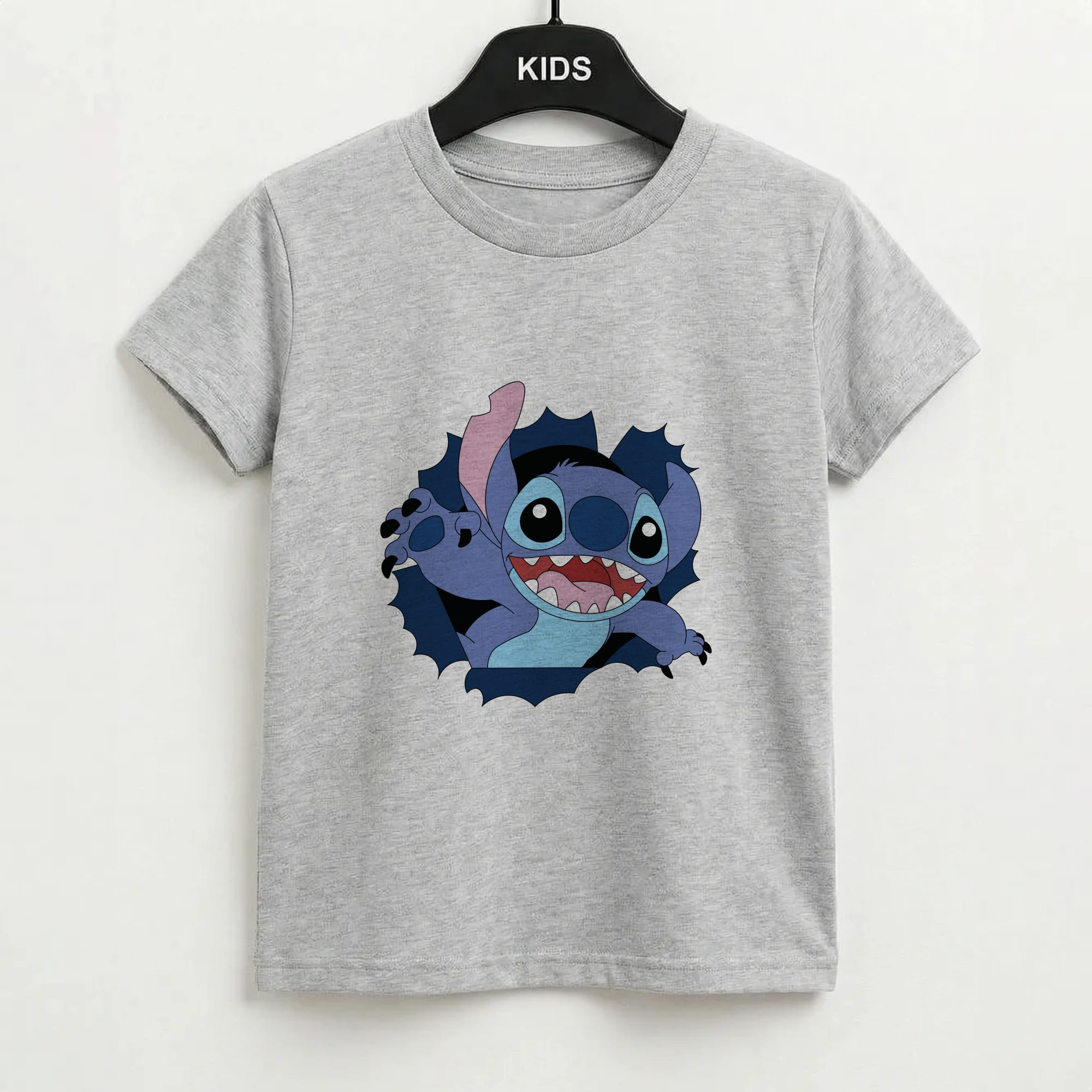 Torn Blue Alien Kids T-Shirt