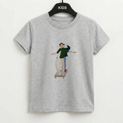 Two Men And A Dog Kids T-Shirt