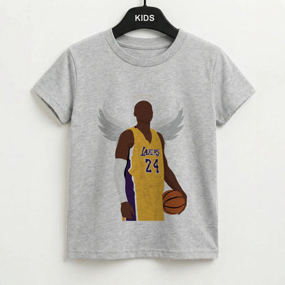 Kobe with wings - Basketball Kids T-Shirt