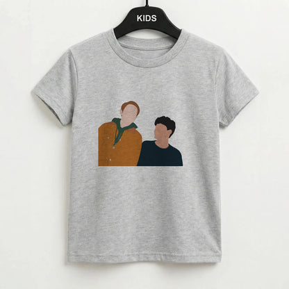 Nick And Charlie - Heart TV Kids T-Shirt