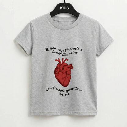 Don't Waste Your Time On Me Kids T-Shirt
