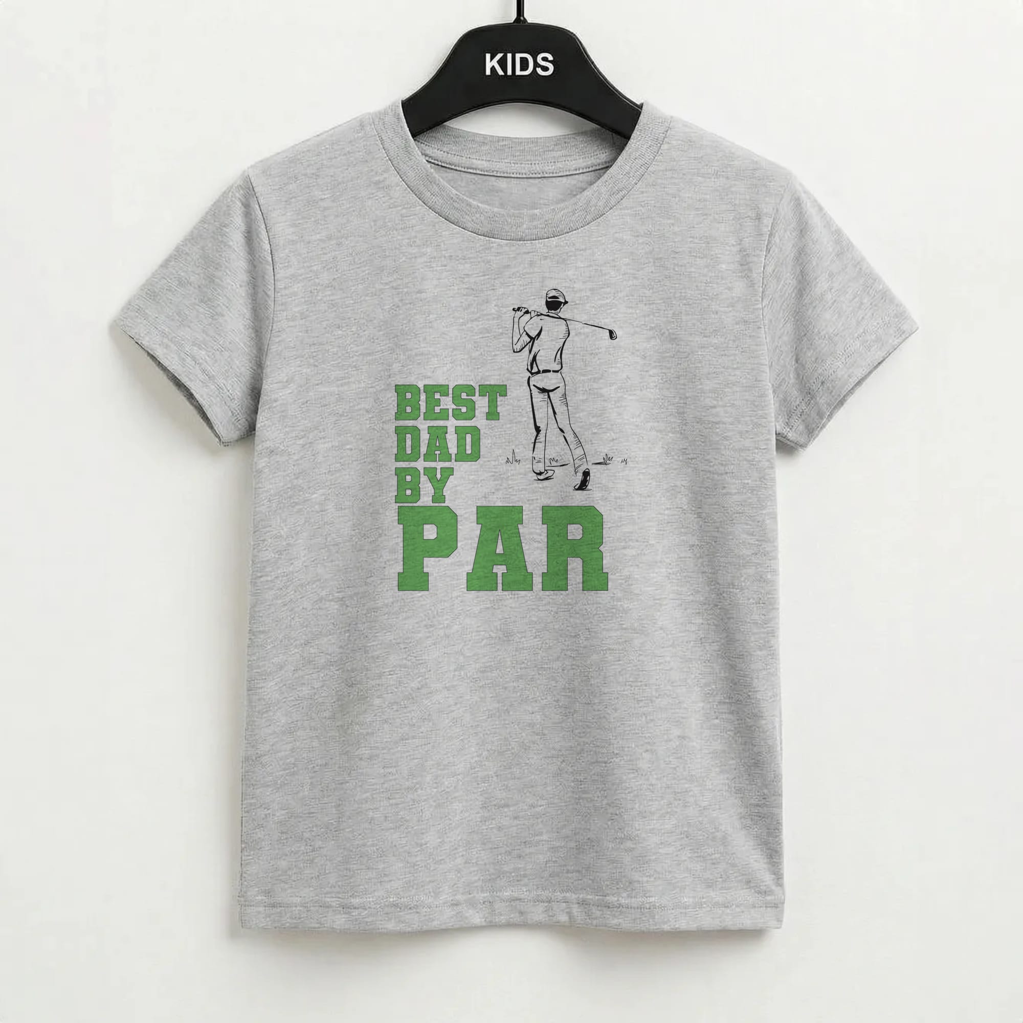 Best Dad By Par - Fathers Day Kids T-Shirt