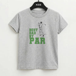 Best Dad By Par - Fathers Day Kids T-Shirt
