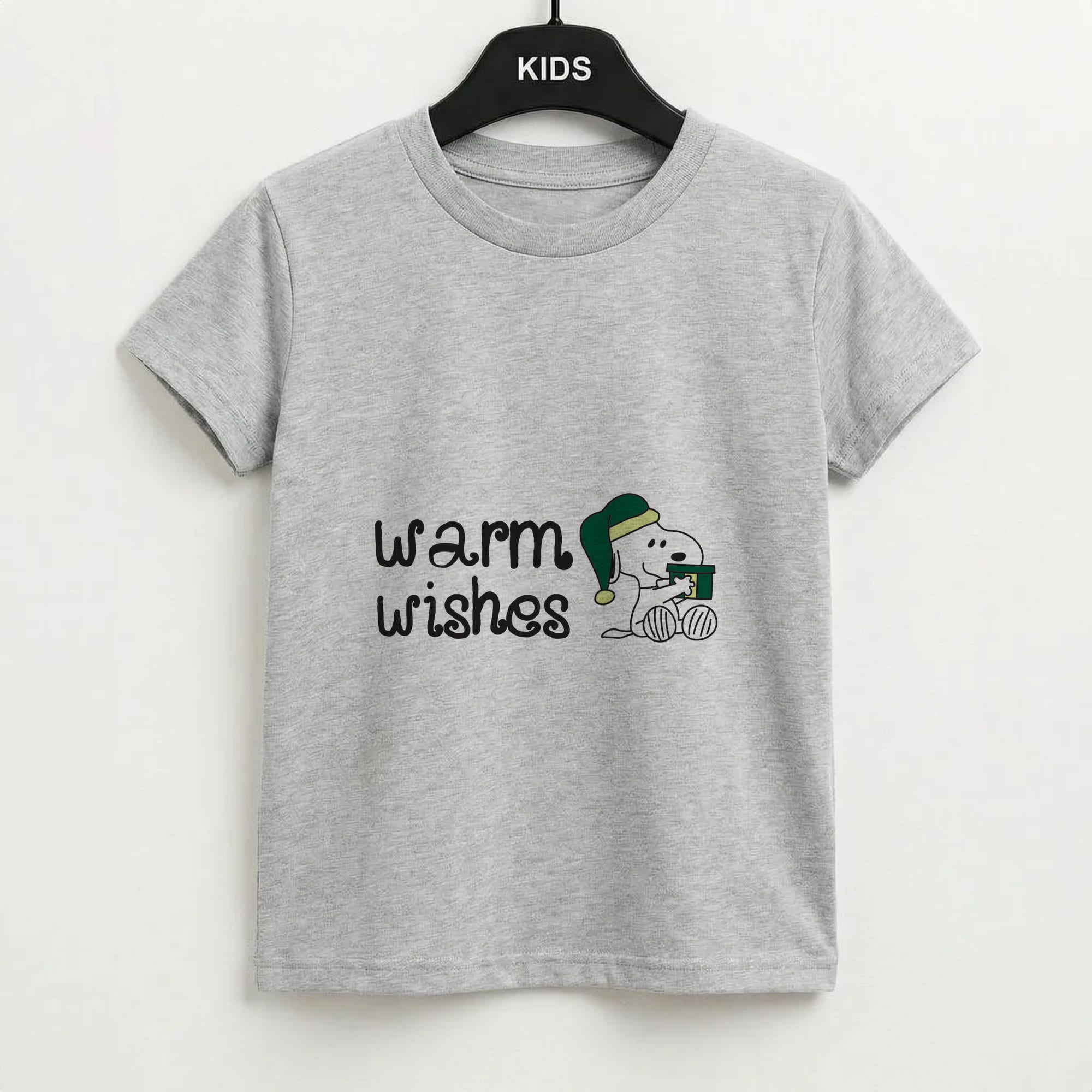 Cartoon Beagle Warm Wishes Kids T-Shirt