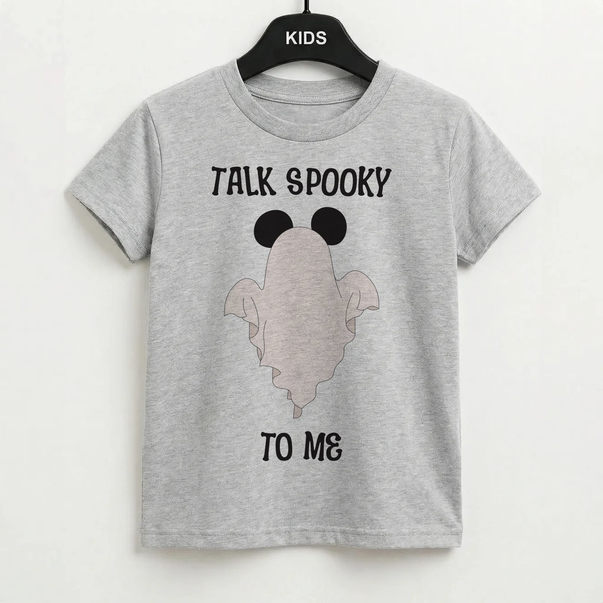 Talk Spooky To Me Mouse Ghost Kids T-Shirt
