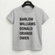 Take Band Members Names Kids T-Shirt 2