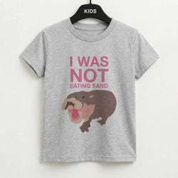 I Was Not Eating Sand Kids T-Shirt