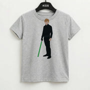 Skywalker Green Lightsaber Kids T-Shirt 2