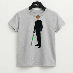 Skywalker Green Lightsaber Kids T-Shirt