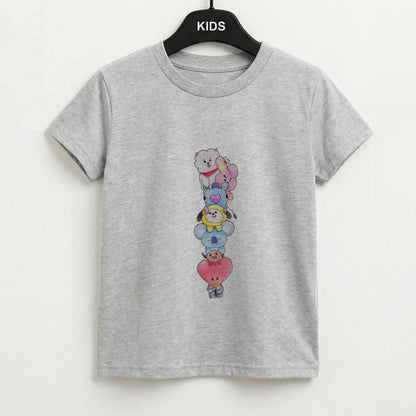 K-Pop Band BT21 Drawing Kids T-Shirt