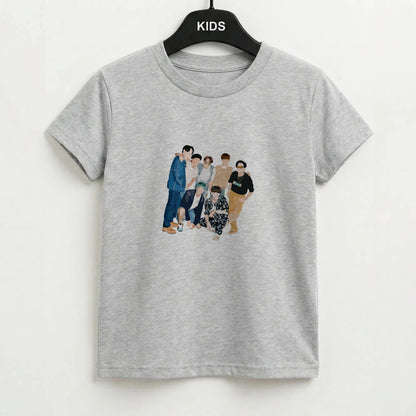 Casual K-Pop Band Band Kids T-Shirt