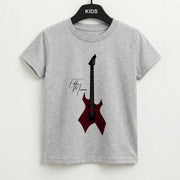 Eddie Munson Guitar Kids T-Shirt 2